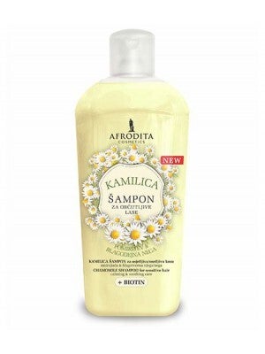 Afrodita Shampoo KAMILLE & BIOTIN 1000ml - Kamilica & Biotin
