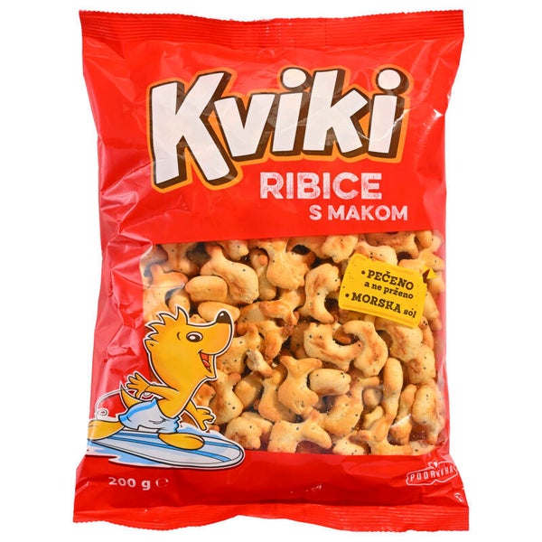 Kviki Fisch mit Mohn 100 g