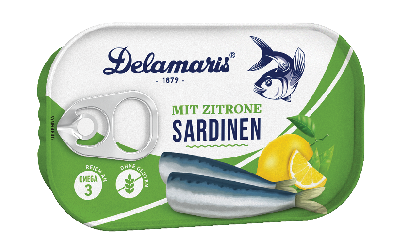 Delamaris SARDINEN mit Zitrone 90 g