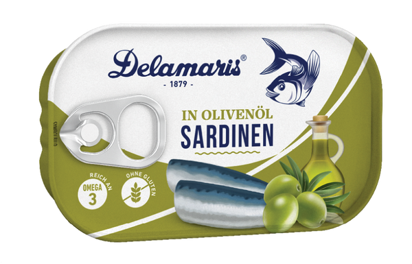 Delamaris SARDINEN IN MEDITERRANÖL 90 g