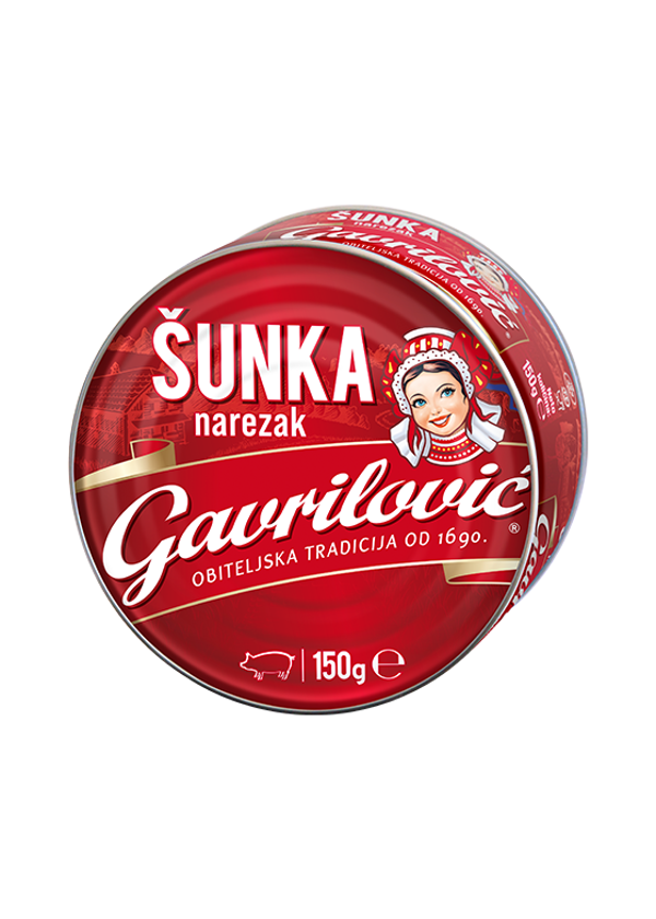 Gavrilovic Schinken Aufschnitt - sunka narezak 150g