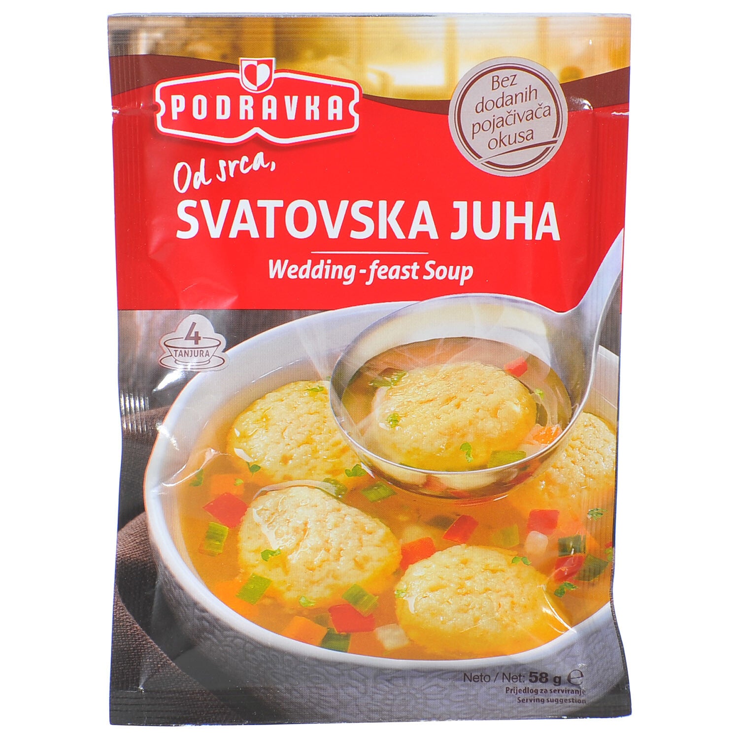 Podravka Hochzeitssuppe 58 g- svatovska juha