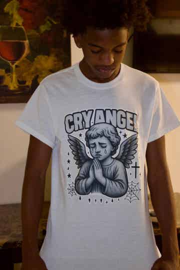 Cry Angel cotton t-shirt