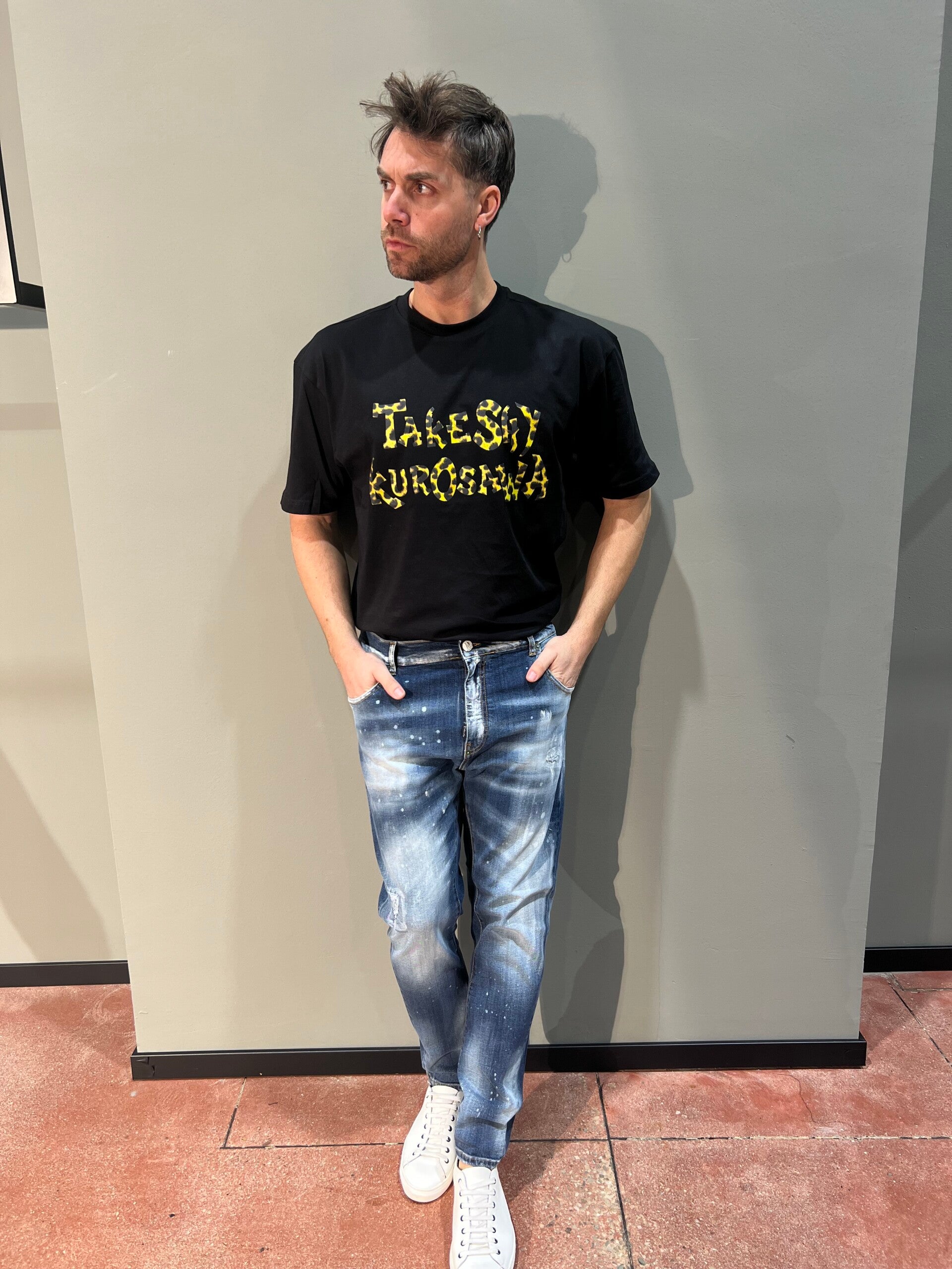 TSHIRT STAMPA LEOPARD