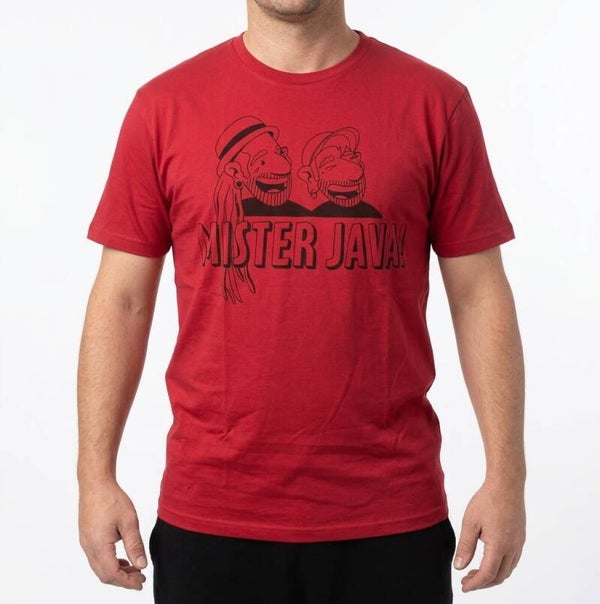 T-SHIRT BORDEAU Grand Logo Avant