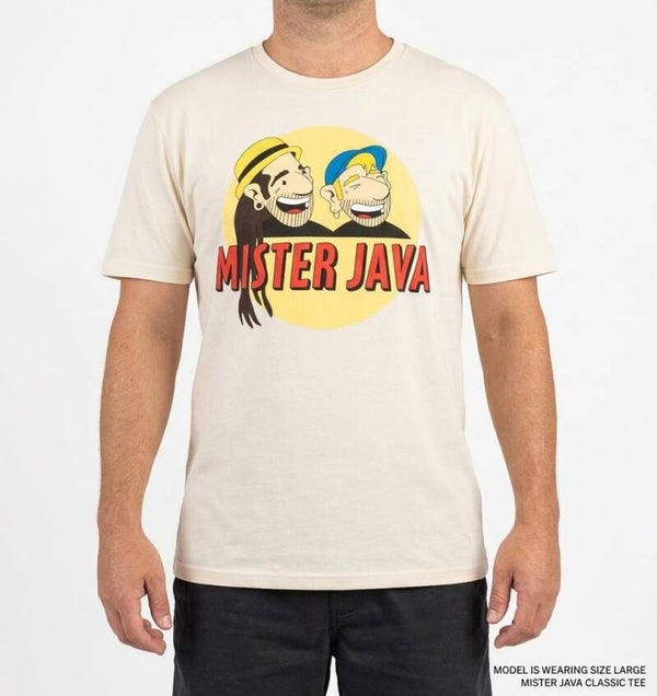 T-SHIRT BEIGE Grand Logo Avant