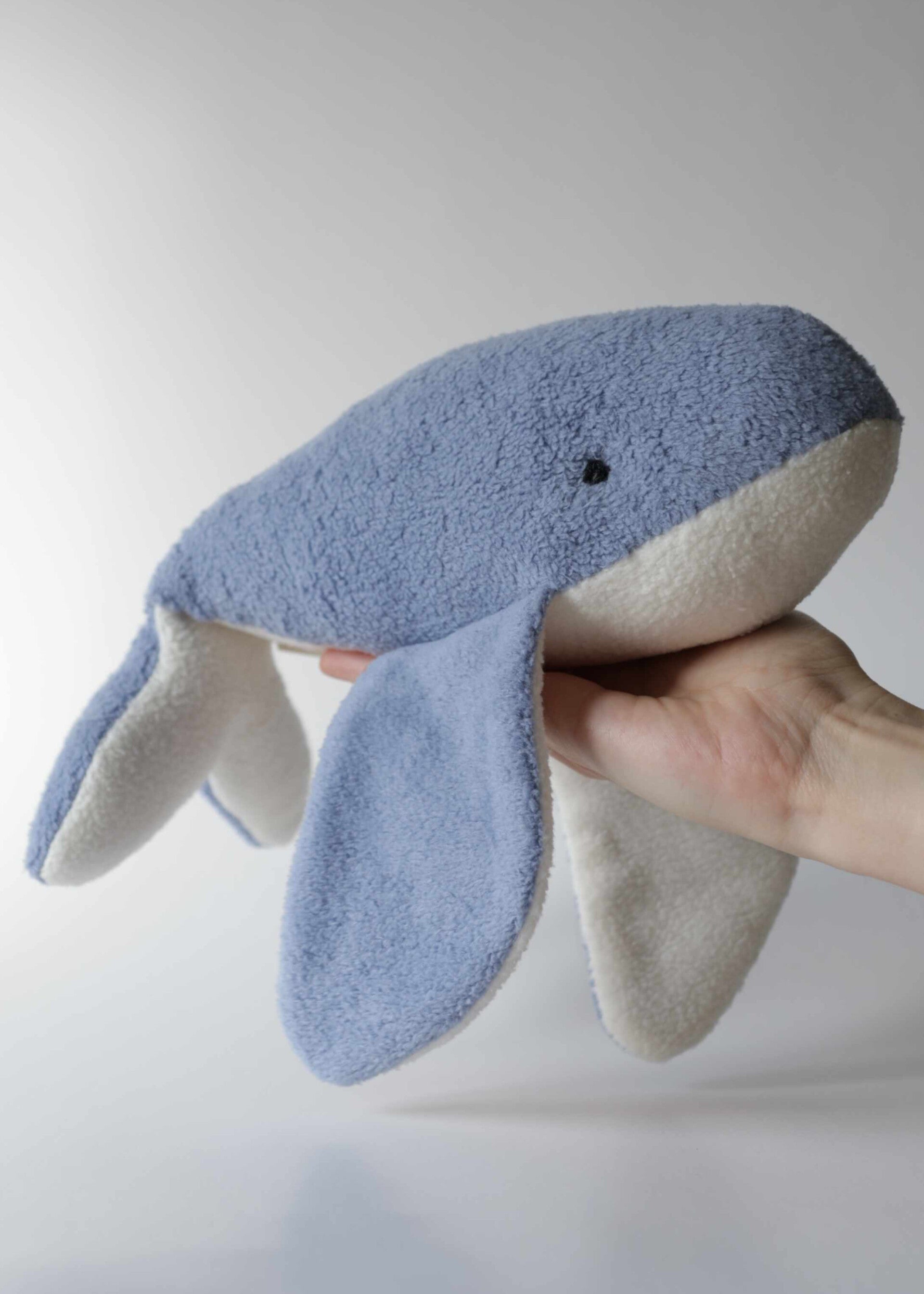 Whale Plush - PDF sewing pattern & tutorial