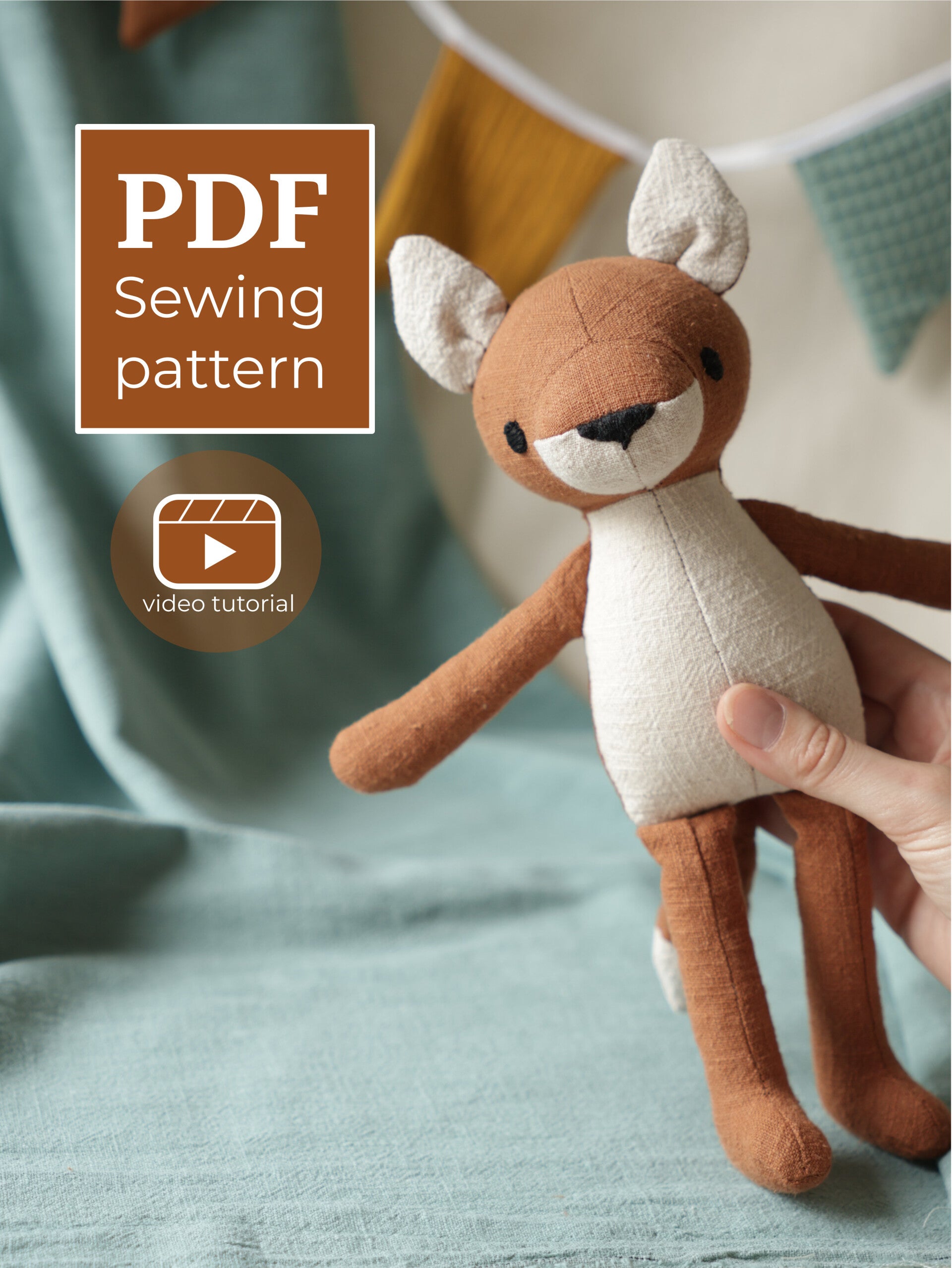 Little Ones: Fox - PDF Sewing Pattern & Tutorial
