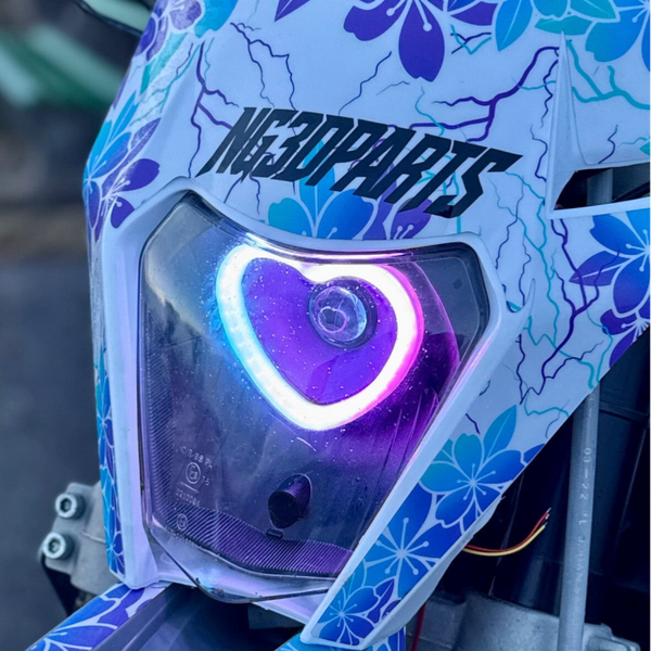 KTM EXC RGB Heart/ Hexagon/ Ring Scheinwerfer custom