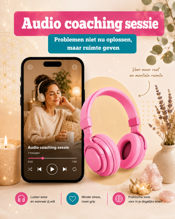 Audio coaching sessie - problemen nu niet oplossen