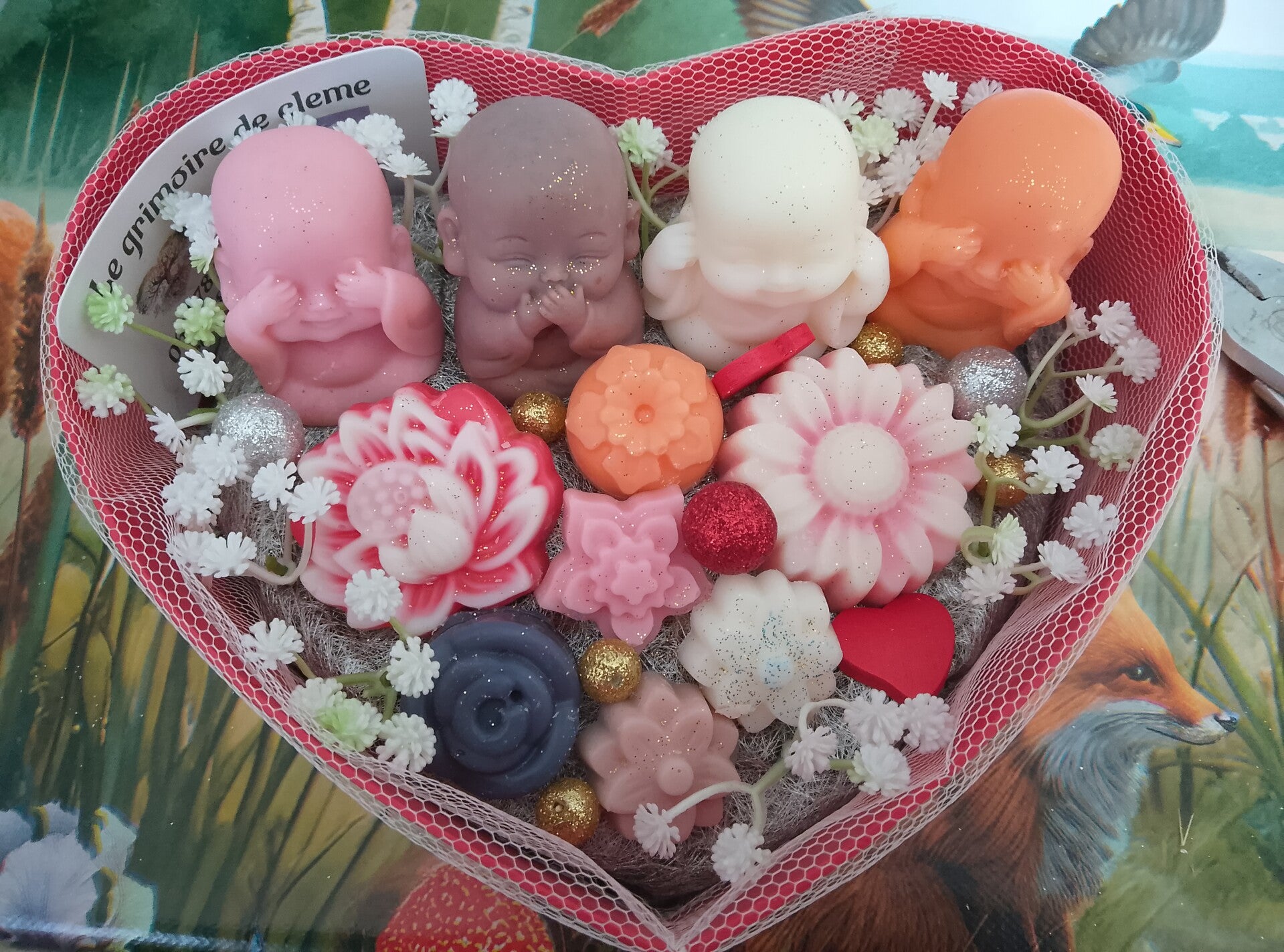 Panier garni en fondant