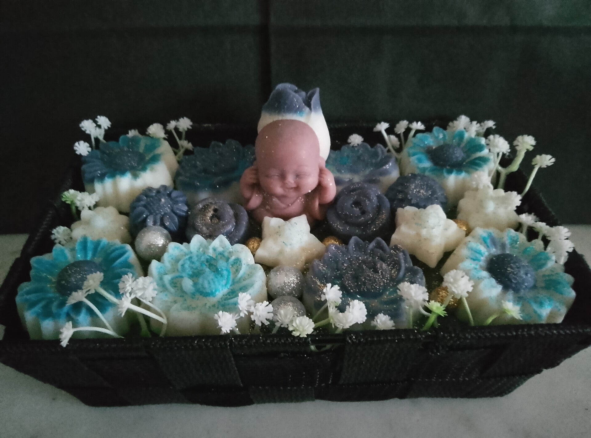 Panier garni en fondant