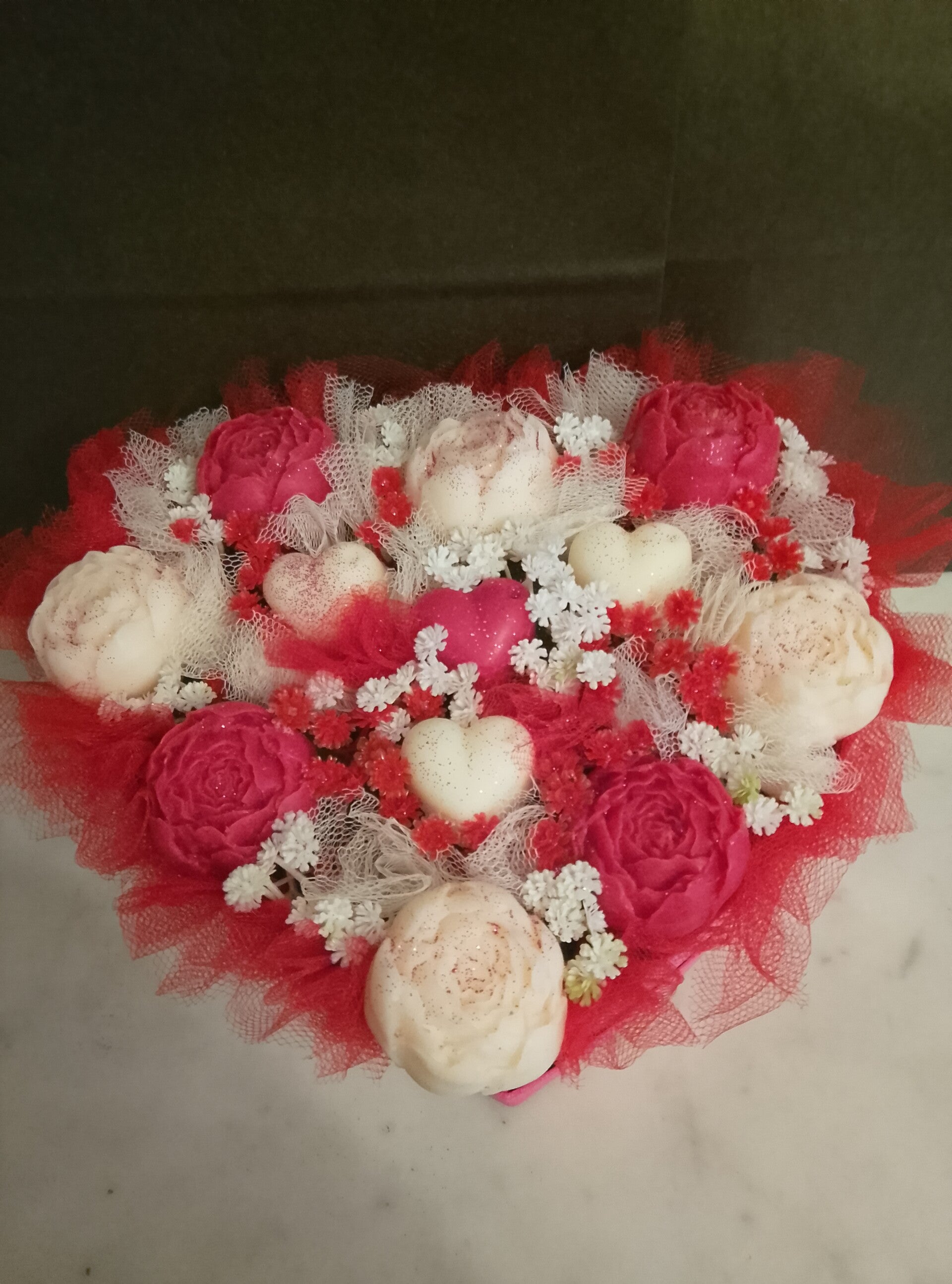 Panier garni en fondant