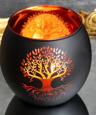 PORTE BOUGIE ARBRE DE VIE