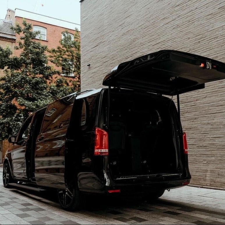 Luxury Mercedes chauffeur vehicle from Hyde Platinum Travels offering comfortable private travel