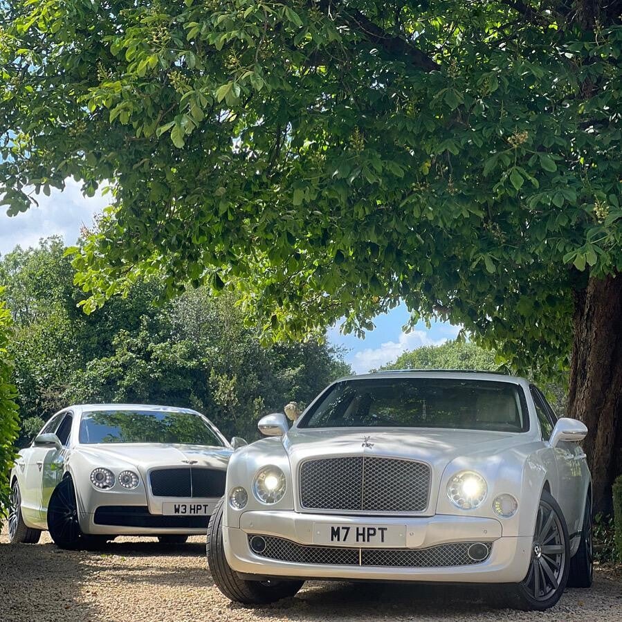 Luxury Bentley chauffeur vehicle from Hyde Platinum Travels for weddings and funerals in Manchester, Cheshire and nationwide