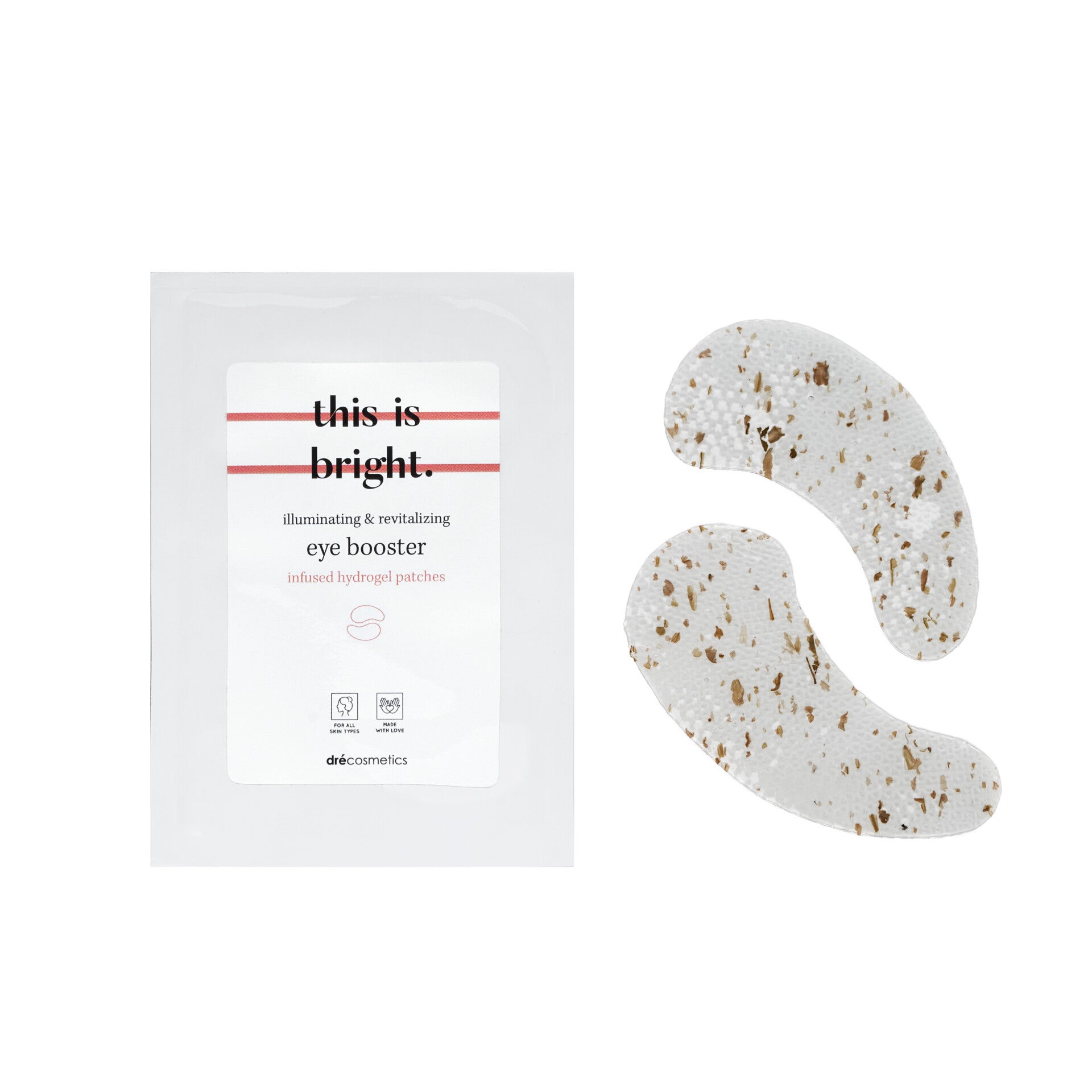 "this is bright." - zakje met 2 patches