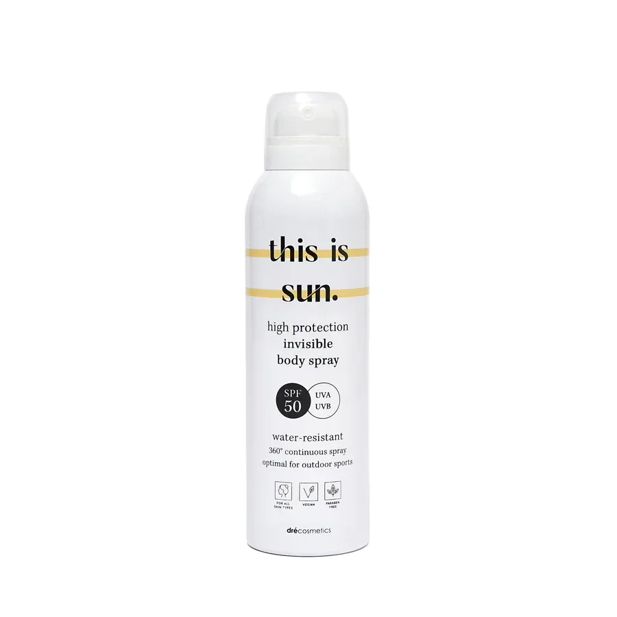 NIEUW Invisible Body Spray SPF50 "this is sun." - 150ml