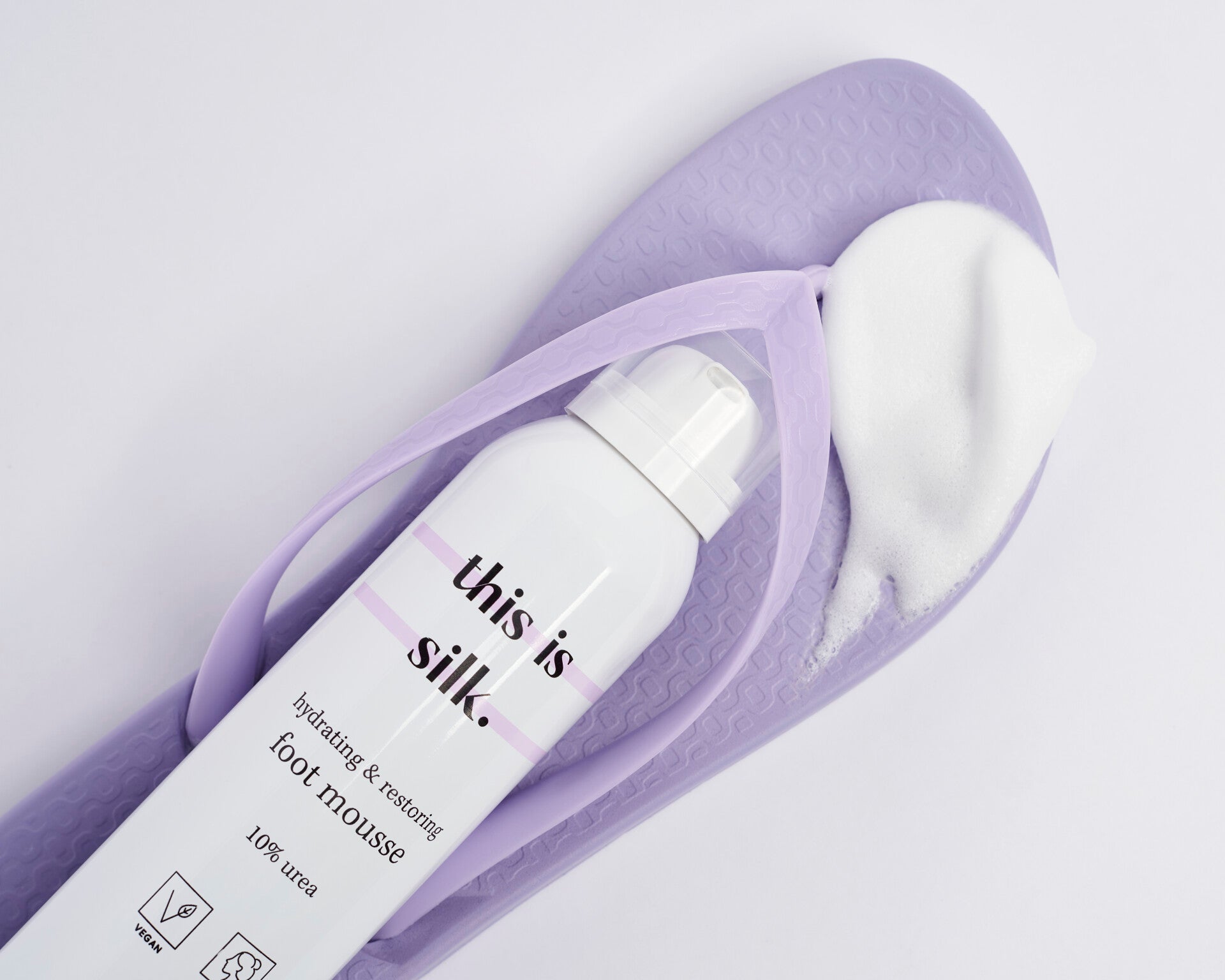 Foot Mousse "this is silk." 150 ml
