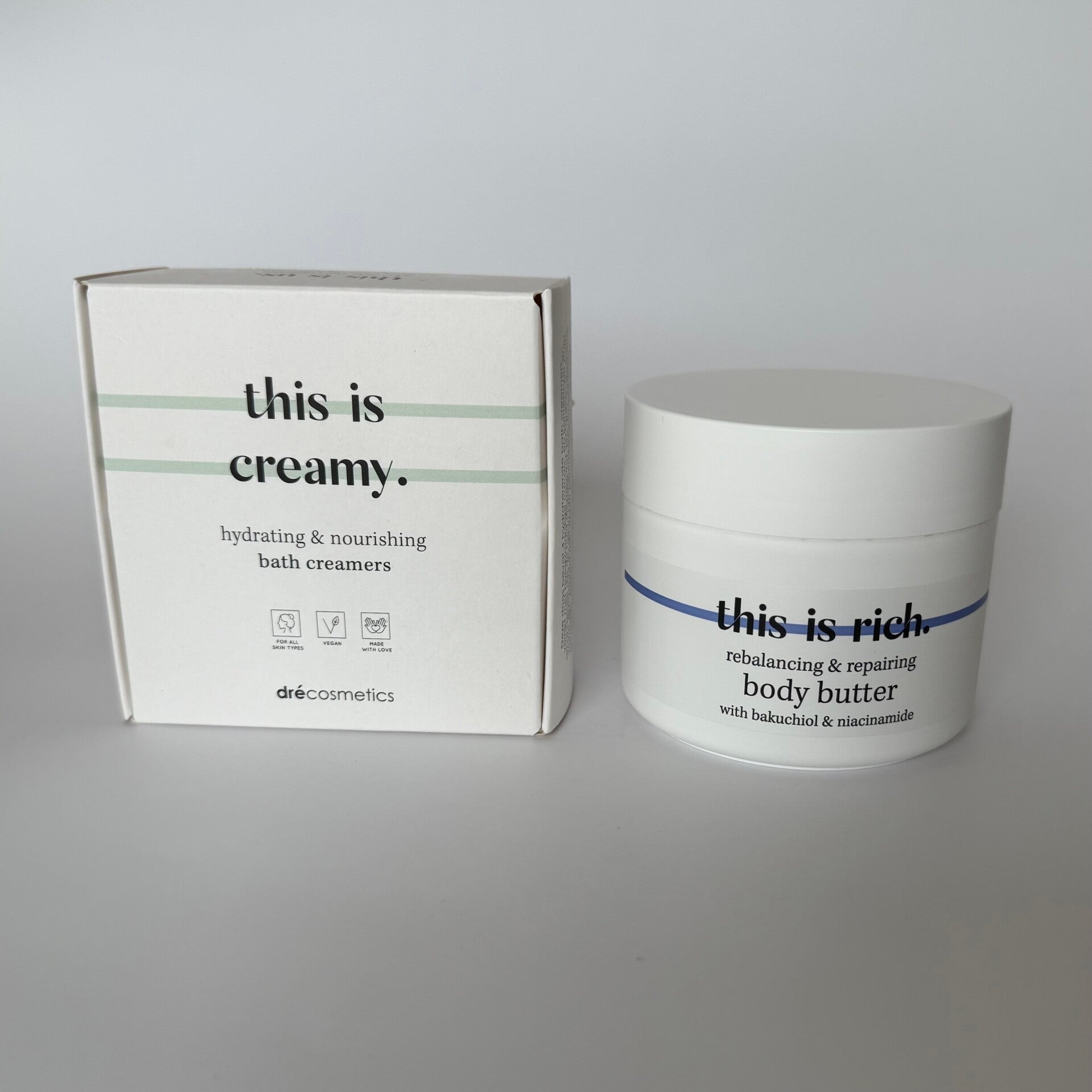 Duo - ‘This is creamy’ & ‘This is Rich’