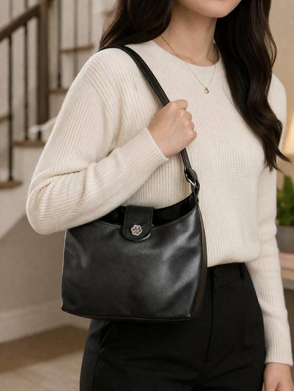 Dark Chocolate Brown bag