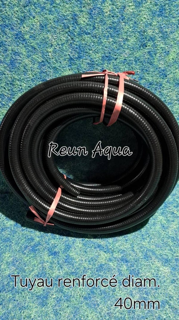 Tuyau renforcé Noir Diamètre 40mm