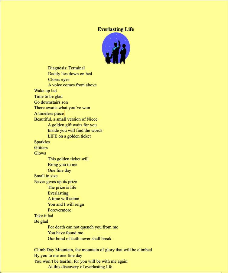 Everlasting Life Part I