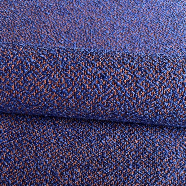 Boucle blauw roodbruin