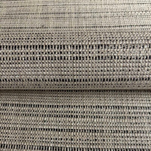 Jacquard streep creme zwart