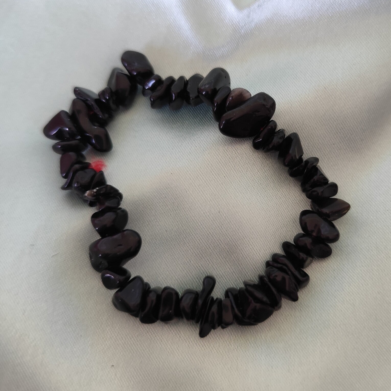 Schwarzer Obsidian Armband