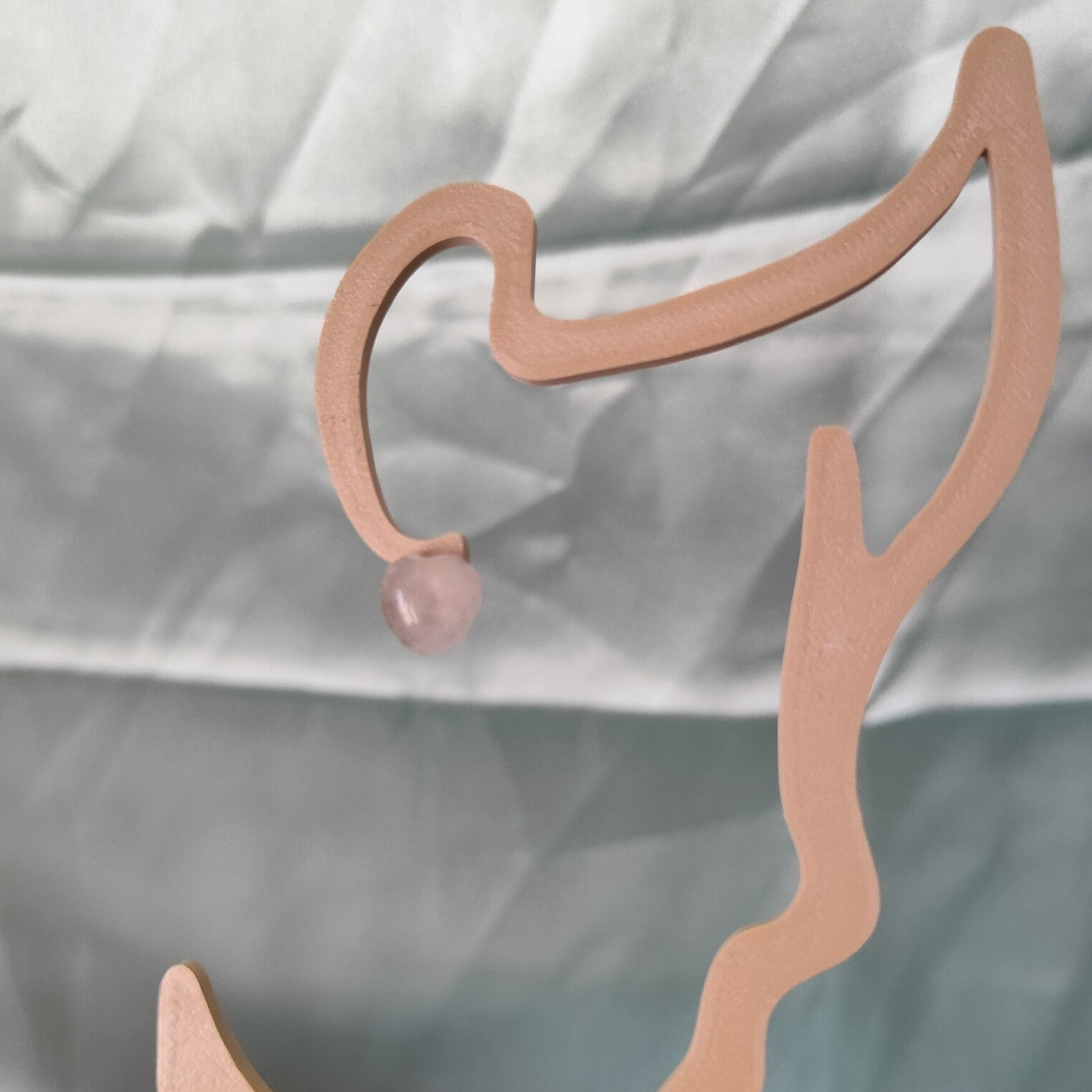 Rosenquarz Ohrstecker