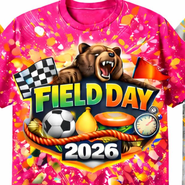 2026 6th Grade Field Day Shirt Order (PINK)