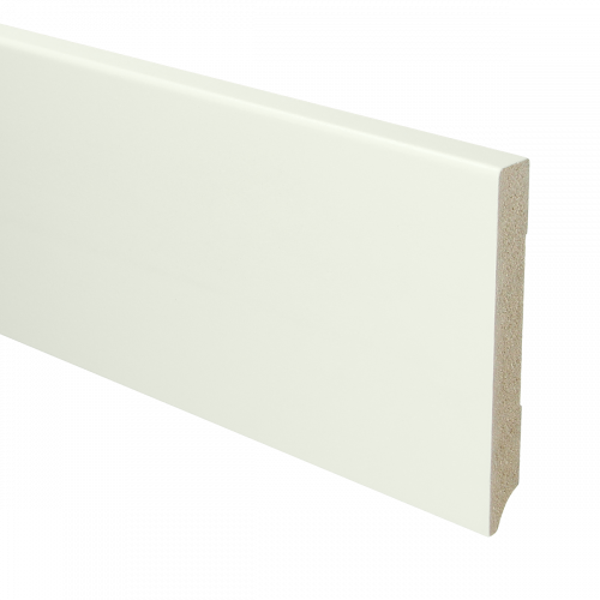 Voorgelakte MDF plint 120x15 MM RAL 9016