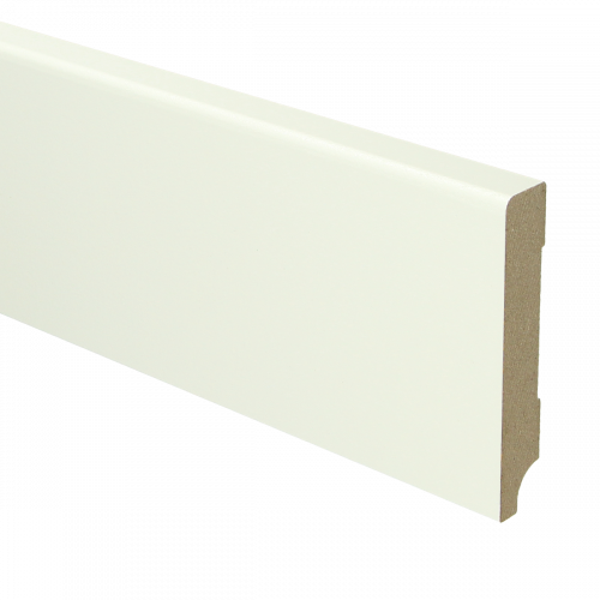 Voorgelakte MDF plint 90x15 MM RAL 9010