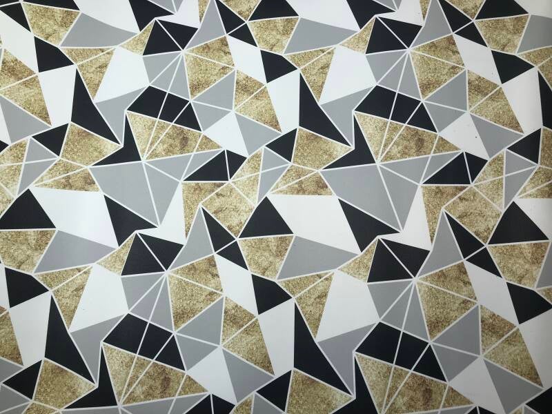 Granito in zwart, wit en goud