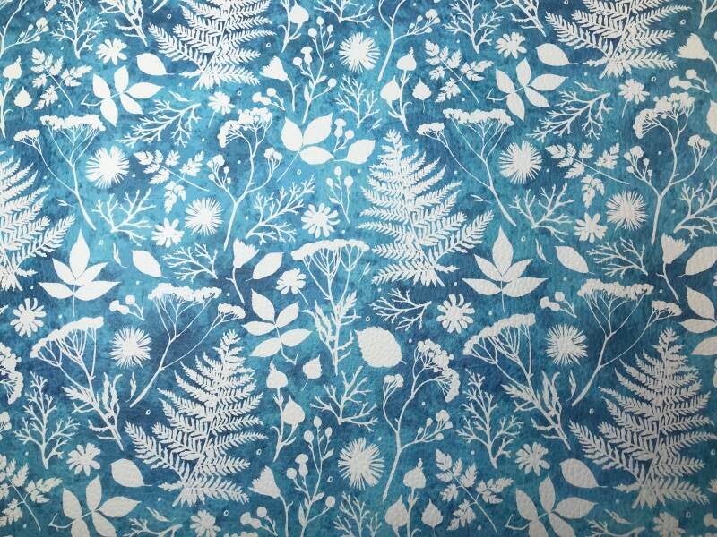 Varenbladeren op aqua