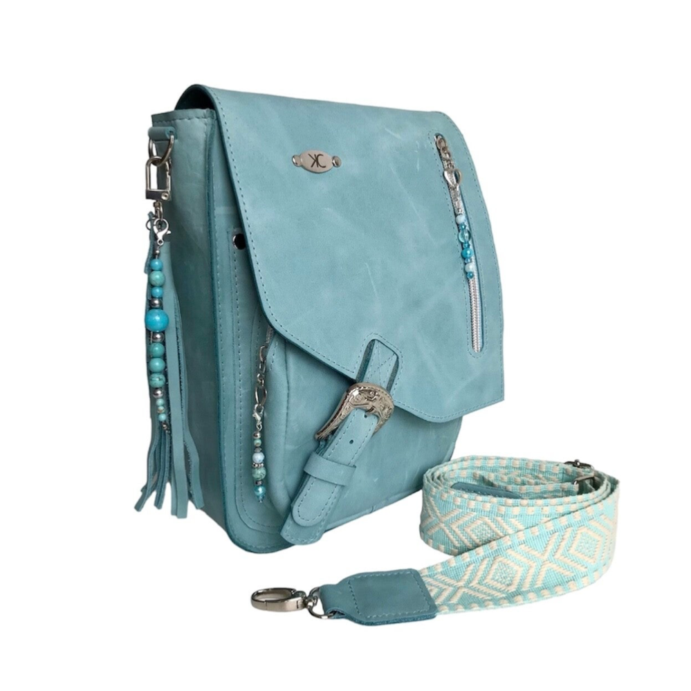 Jeronimo Messenger Bag, leren tas met verstelbare schouderband, sportieve crossbody tas, tas voor moeder, festival tas, schoudertas met veel vakjes, mannentas