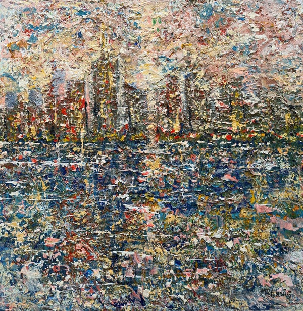 Schilderij Hidden City