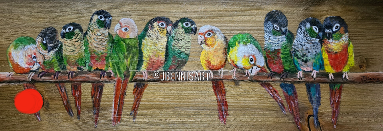 Schilderij Vogels