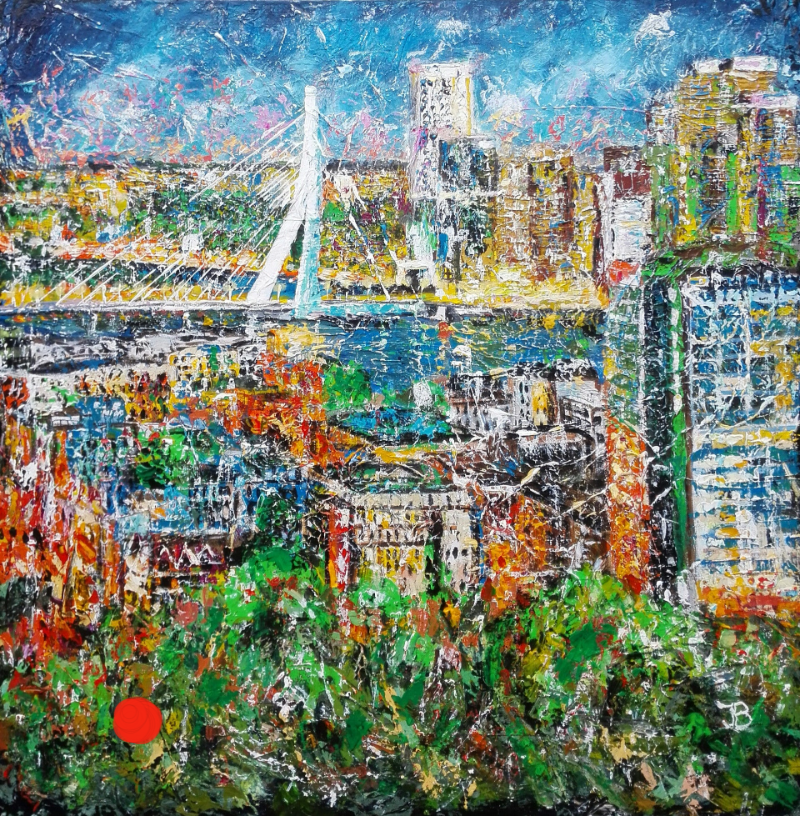 Schilderij Stad Rotterdam