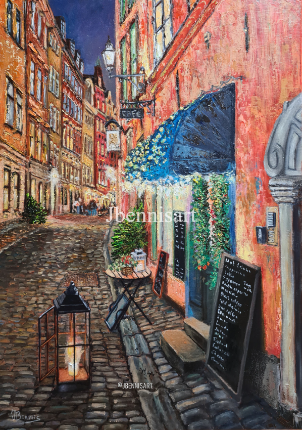 Schilderij Stad Stockholm