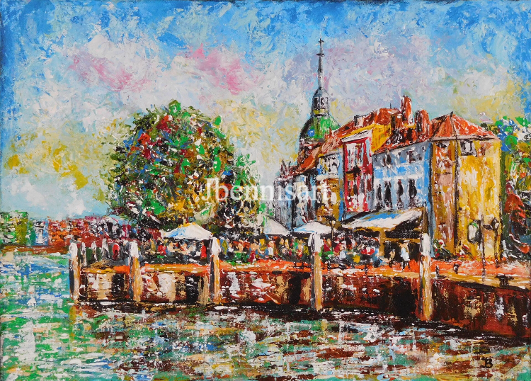 Schilderij Stad Dordrecht