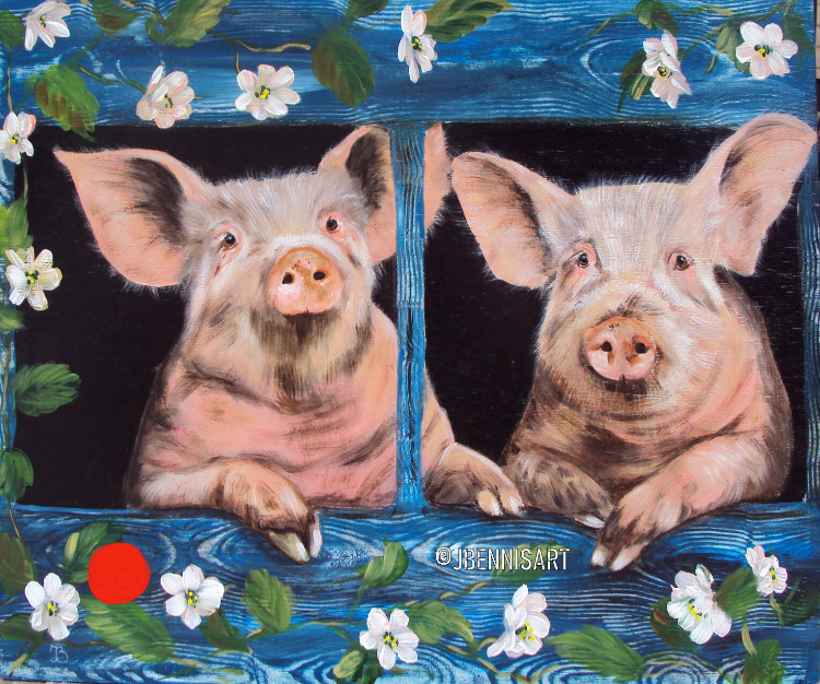 Schilderij Dierenportret