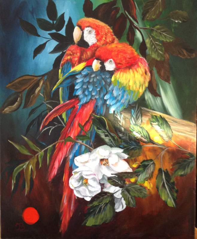 Schilderij Vogels
