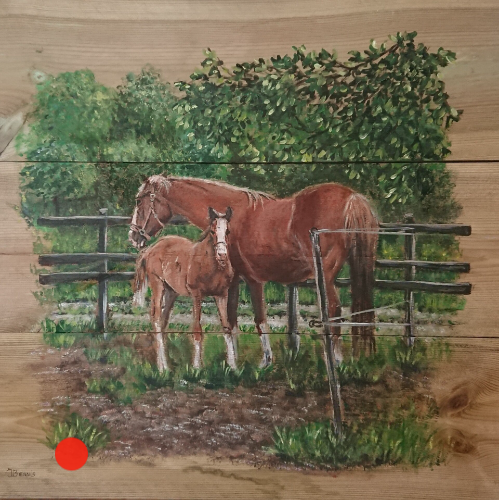 Schilderij Dierenportret