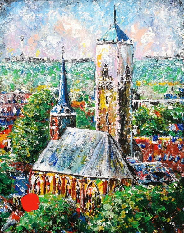 Schilderij Stad Barendrecht