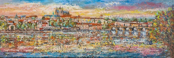 Schilderij Praag