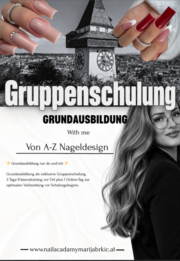 2-er Gruppenschulung Basis Nageldesign