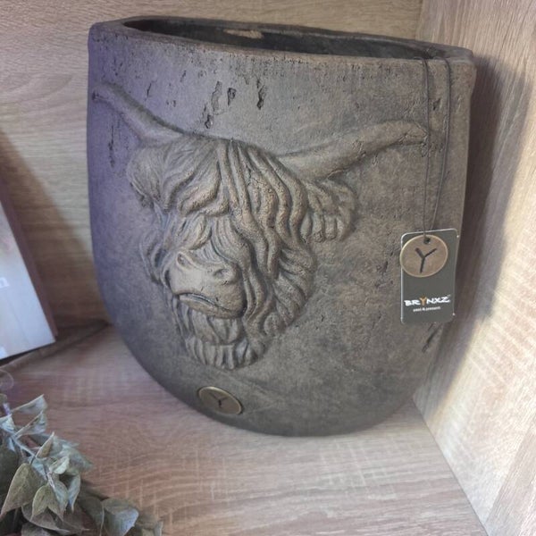 Brynxz Planter majestic Brown ovaal 35cm