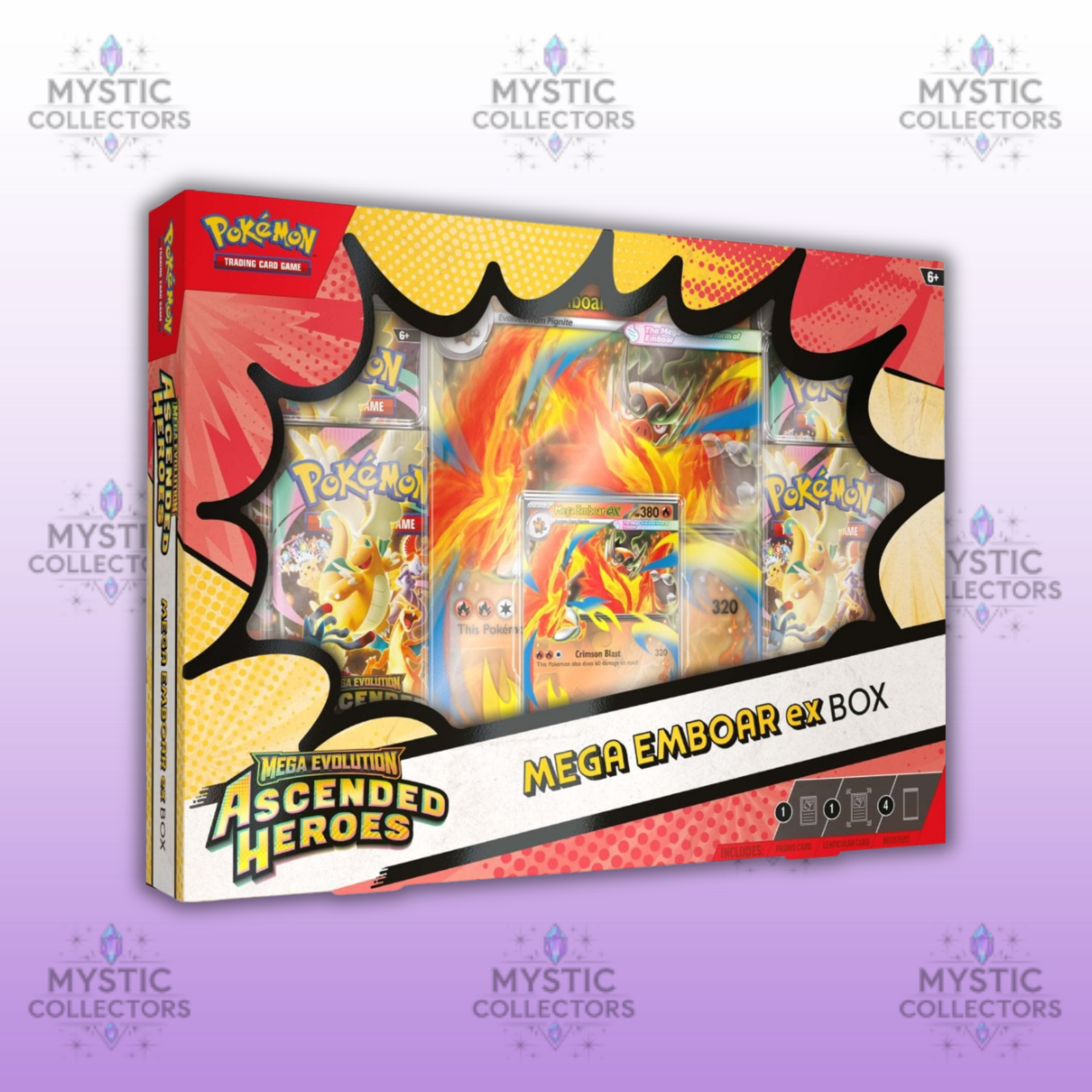 Pokémon Ascended Heroes EX Box – Mega Emboar